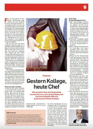 Leadership - Gestern Kollege heute Chef