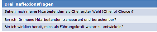 Führung: Reflexionsfragen