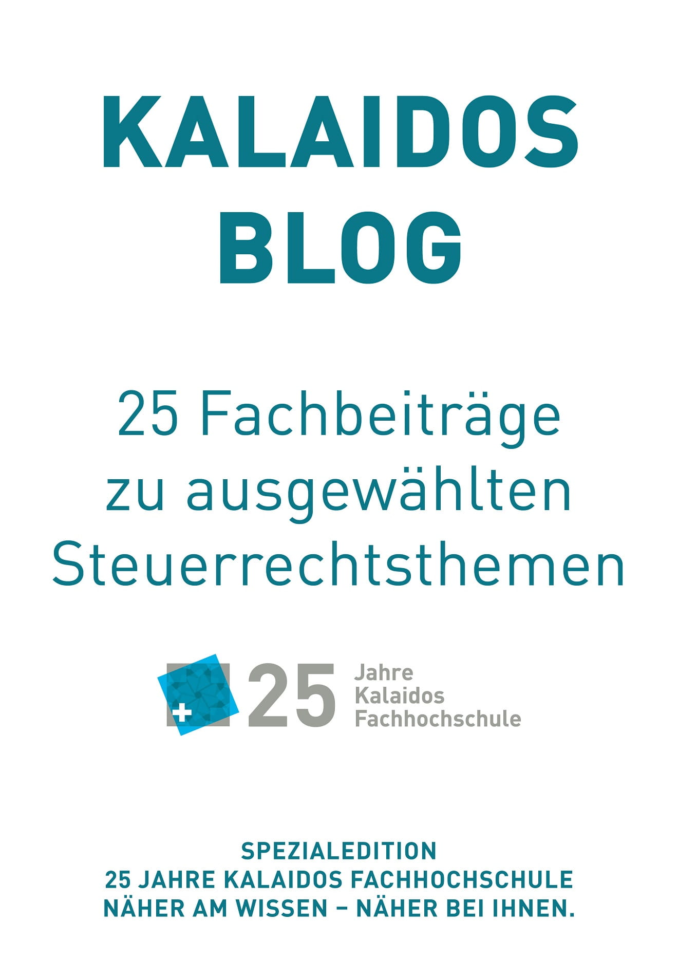 E-Book Steuerrecht Kalaidos Blog Titelseite