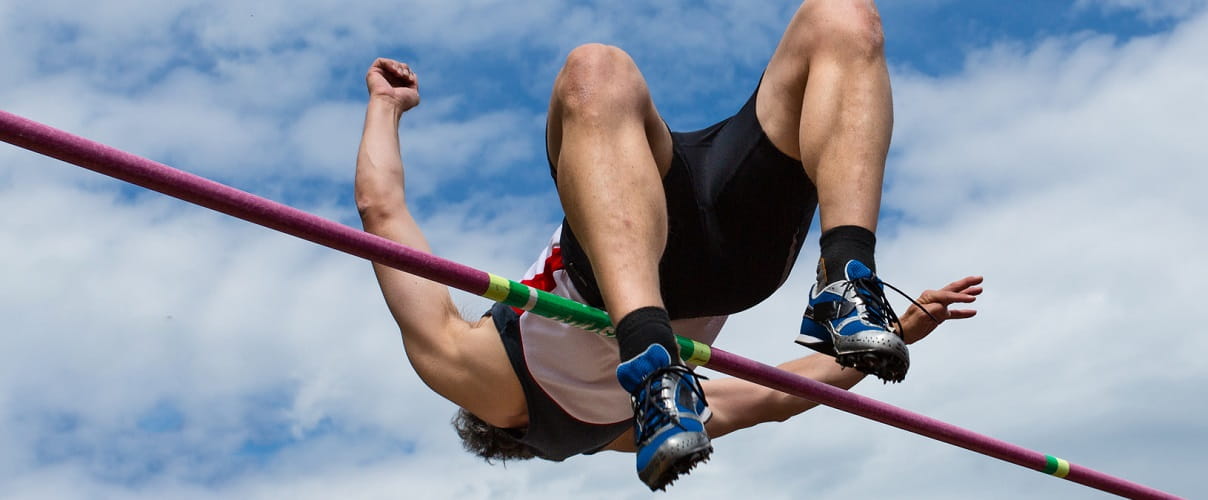 Hochsprung Hochsprunglatte