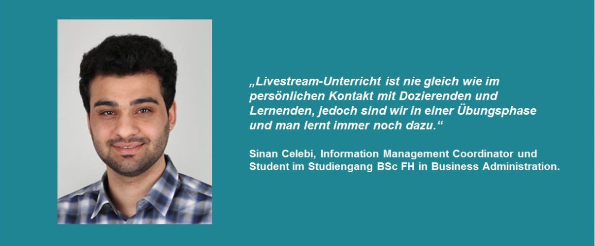 Sinan Celebi über Livestream Unterricht