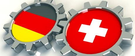 Deutschland - Schweiz: Zahnräder Deutschland - Schweiz: Zahnräder