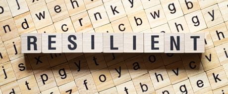 Scrabble-Steine: resilient