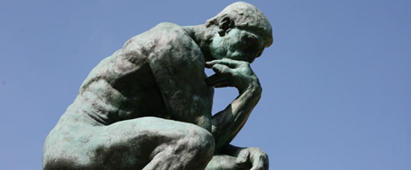 Skulptur von Auguste Rodin: Der Denker Skulptur von Auguste Rodin: Der Denker