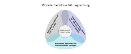 Propellermodell zur Führungswirkung