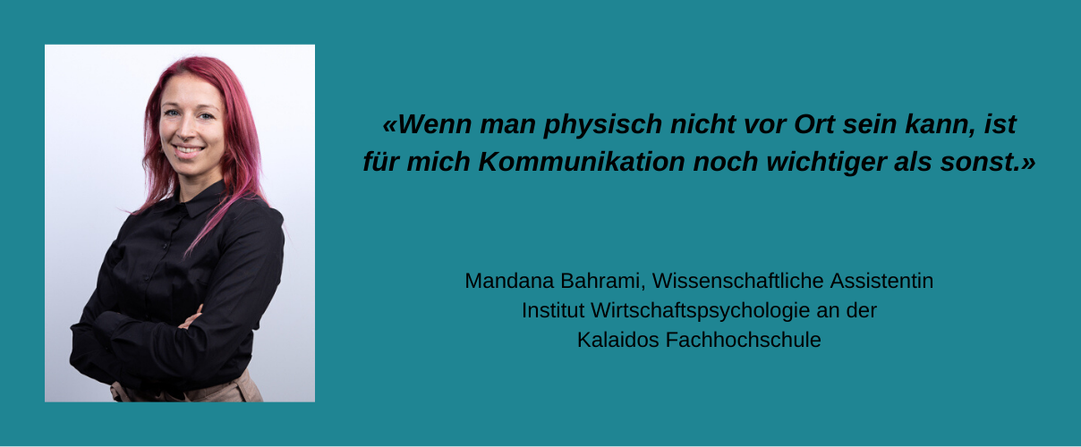 Mandana Bahrami Wissenschaftliche Assistentin Wirtschaftpsychologie im Interview