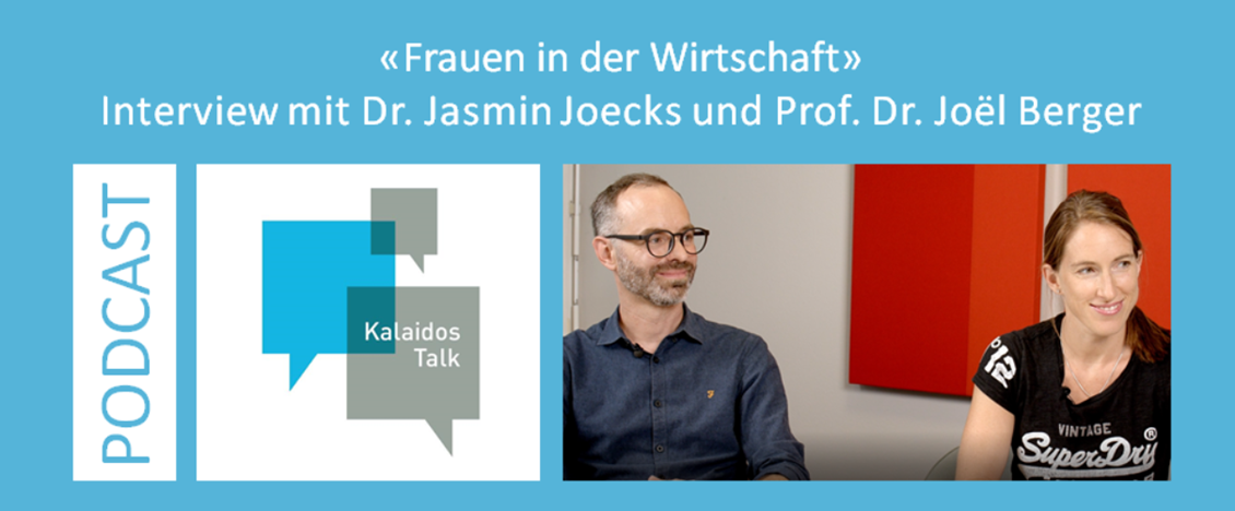 Dr. Jasmin Joecks und Prof. Dr. Joël Berger in der Podcast-Folge im Interview