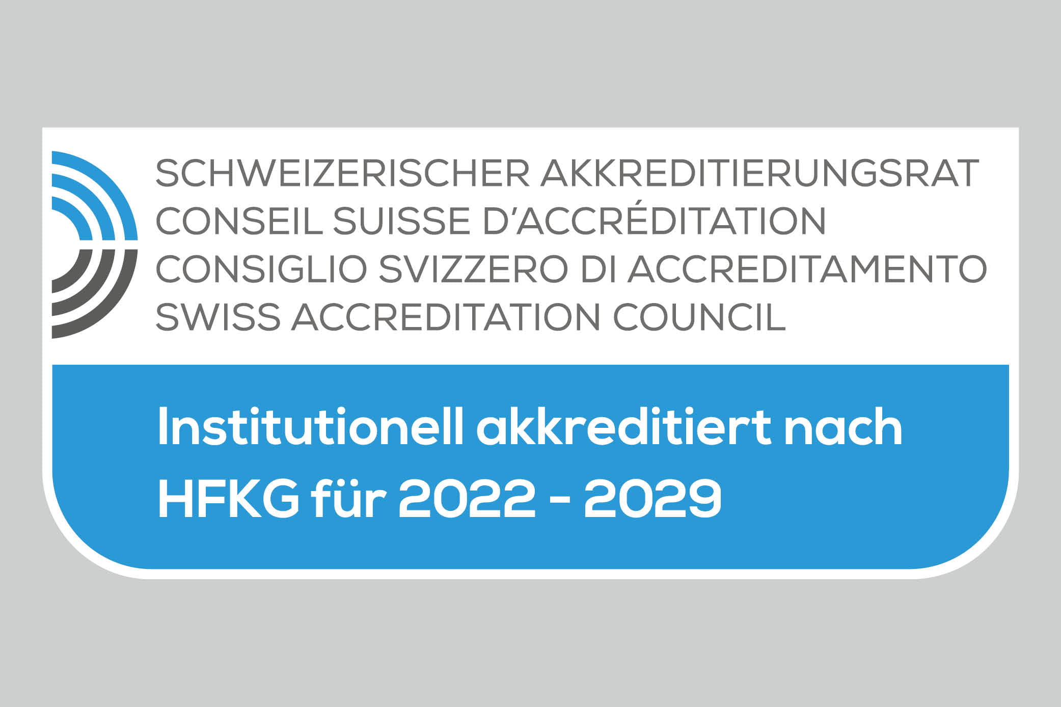 2022 - Erneute Akkreditierung