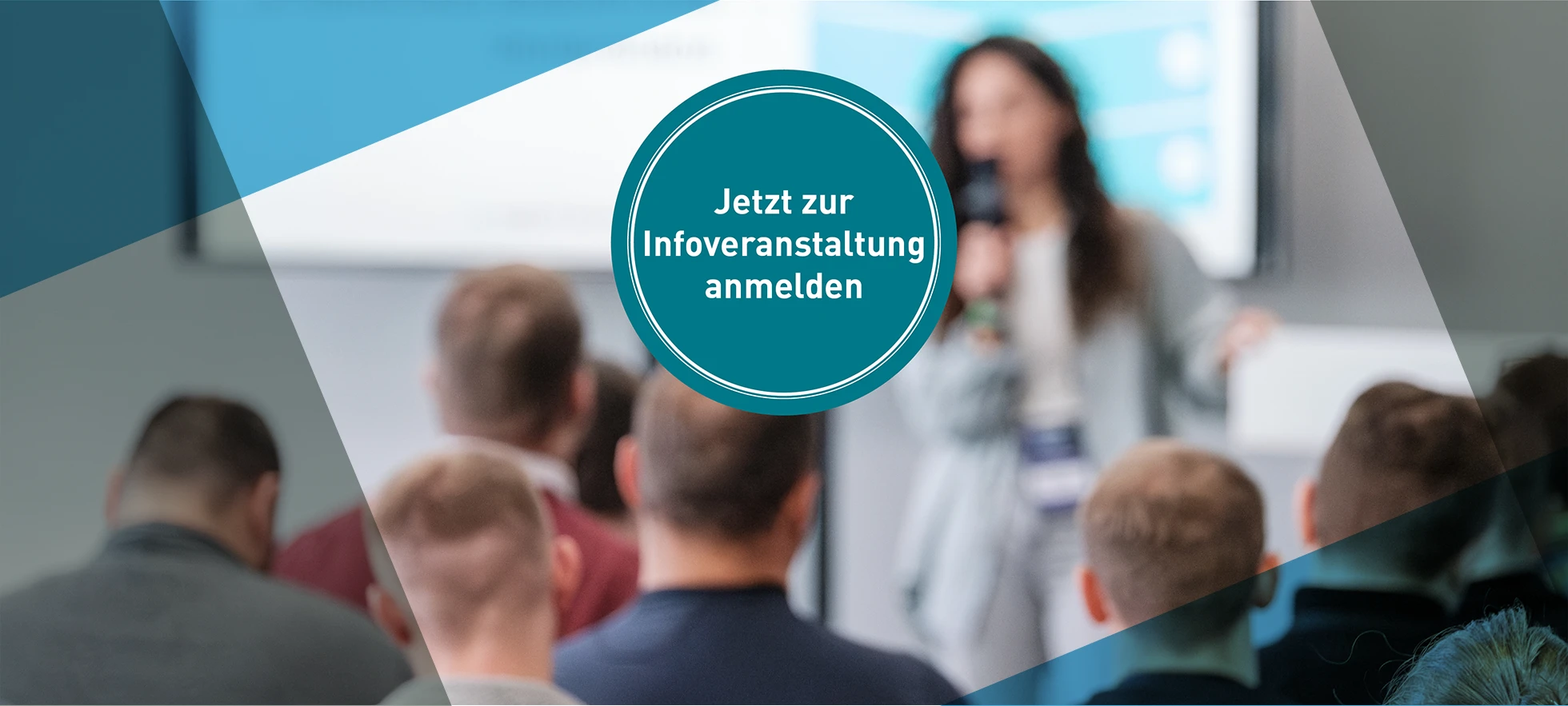 Störer Grafik für Infoanlass