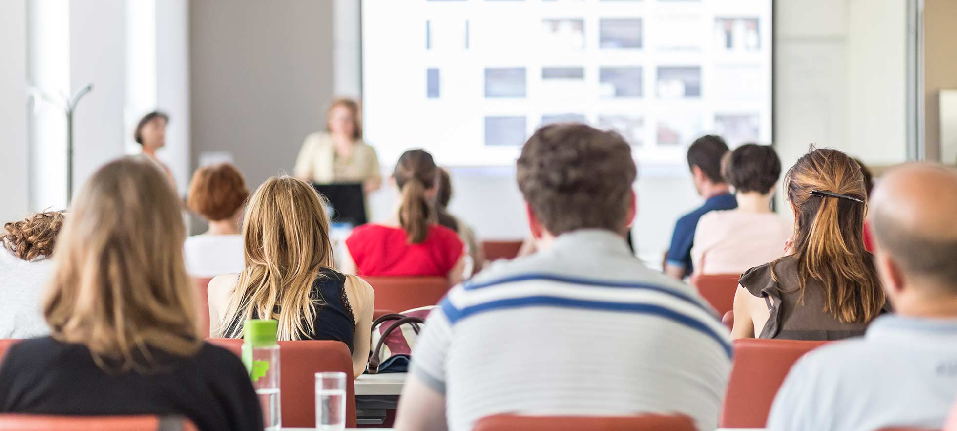 Zuhörer bei Präsentation
