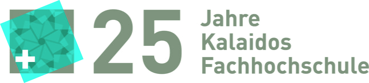 Jubiläumslogo 25 Jahre Kalaidos Fachhochschule