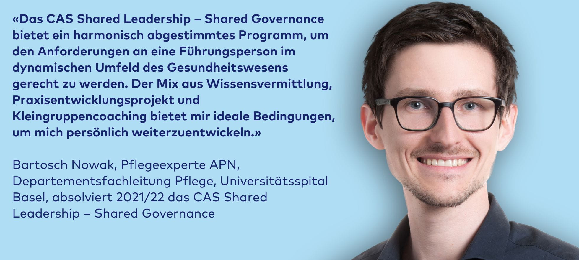 Testimonial Bartosch Careum Hochschule Gesundheit