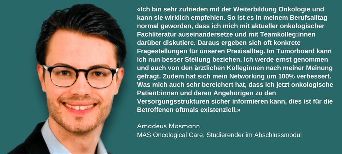 Testimonial Amadeus Mosmann Careum Hochschule Gesundheit