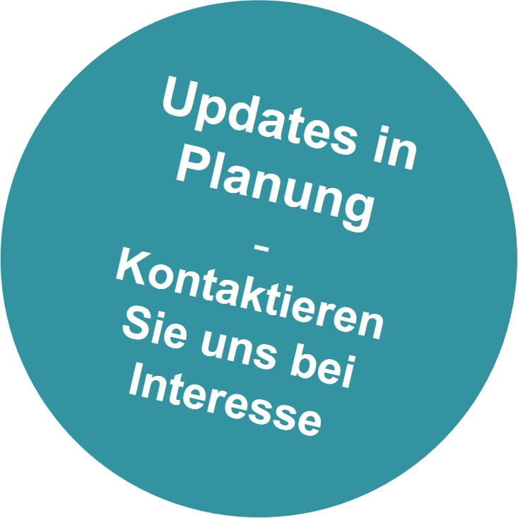 Störer «Updates in Planung»