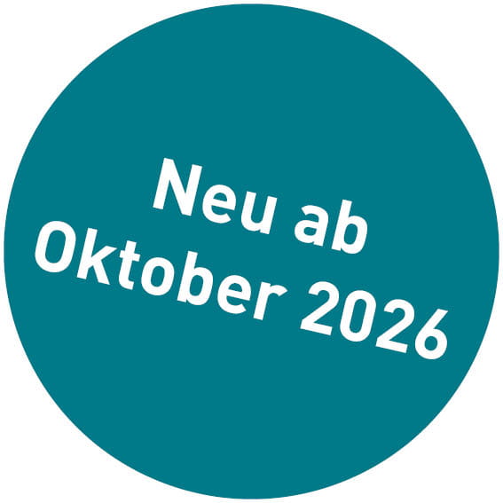 Störer «Neu ab Oktober 2026»