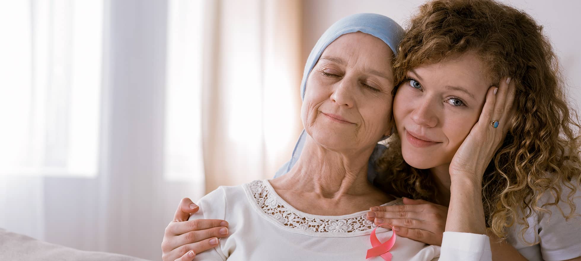 Young Carer mit krebskranker Mutter