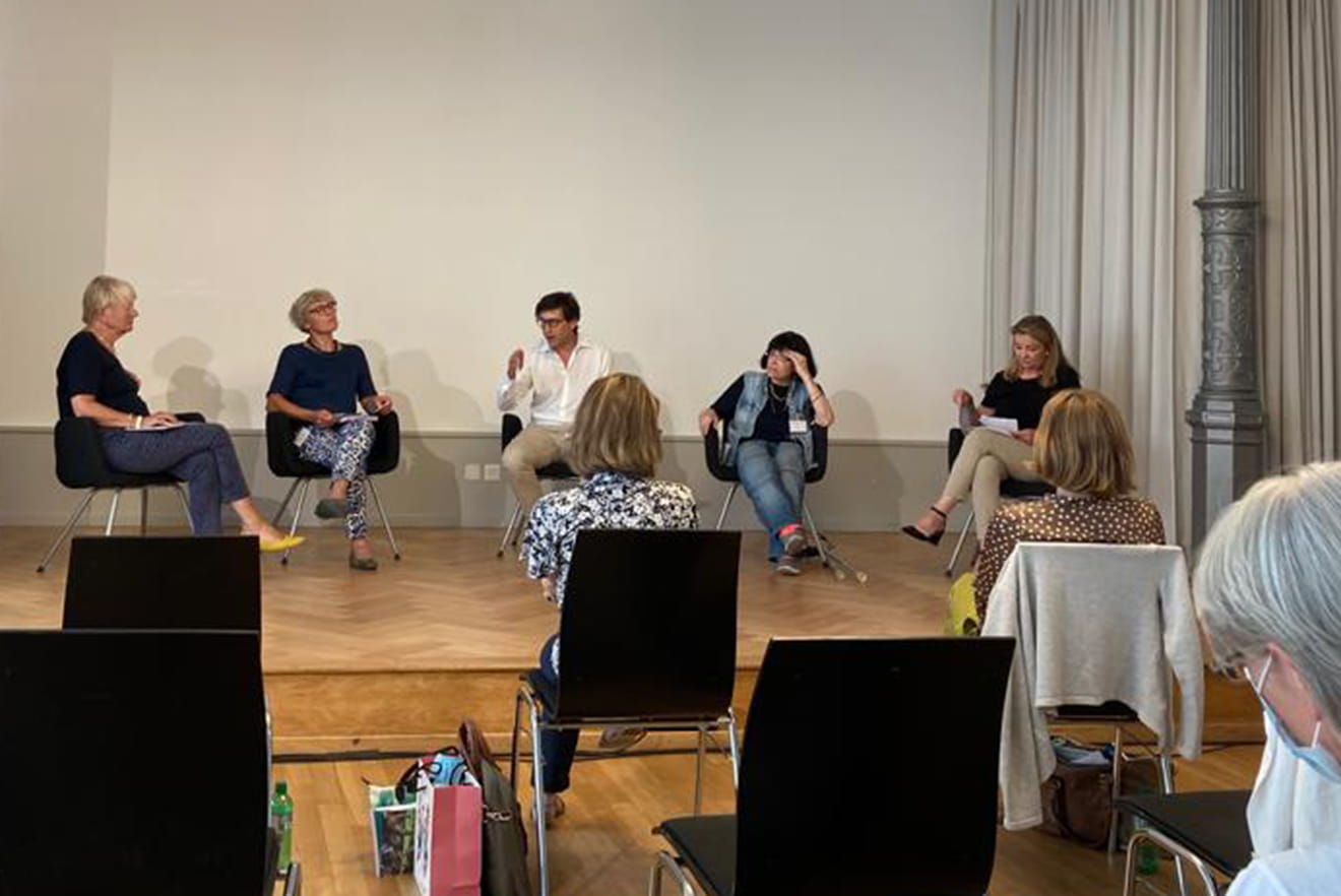 Diskussionen bei der Präsentation des Gesundheitsberichts 2020