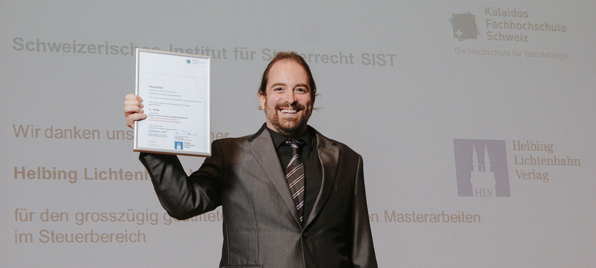 Preisträger 2020 Helbing Lichtenhahn Verlag: Pascal Gysi
