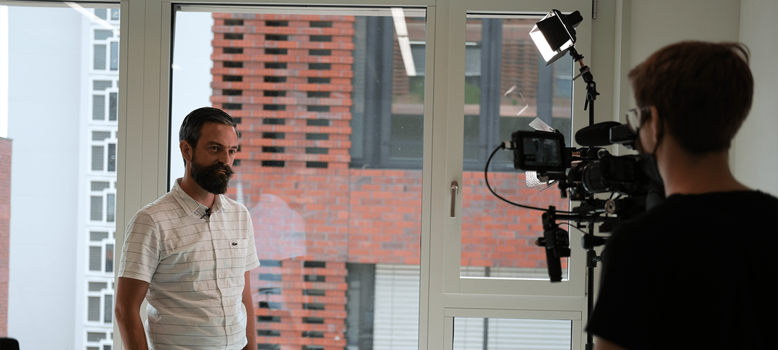 Videodreh im Masterstudiengang an der Careum Hochschule Gesundheit