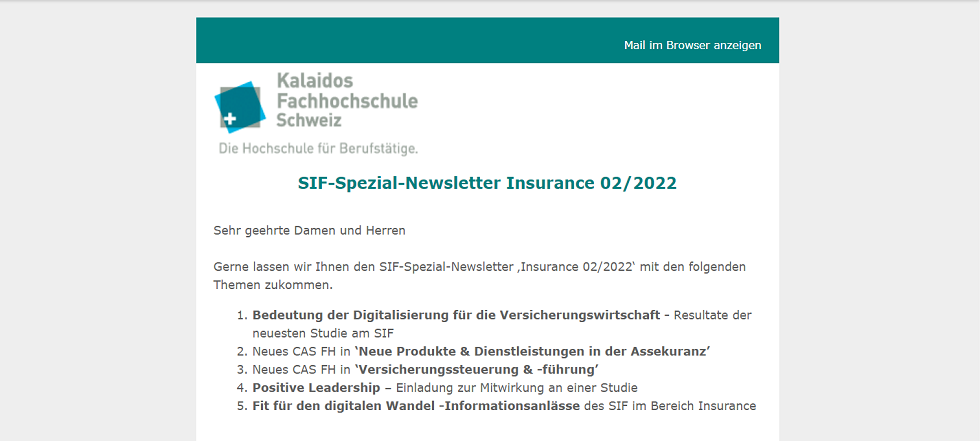 SIF-Spezial-Newsletter Insurance Februar 2022