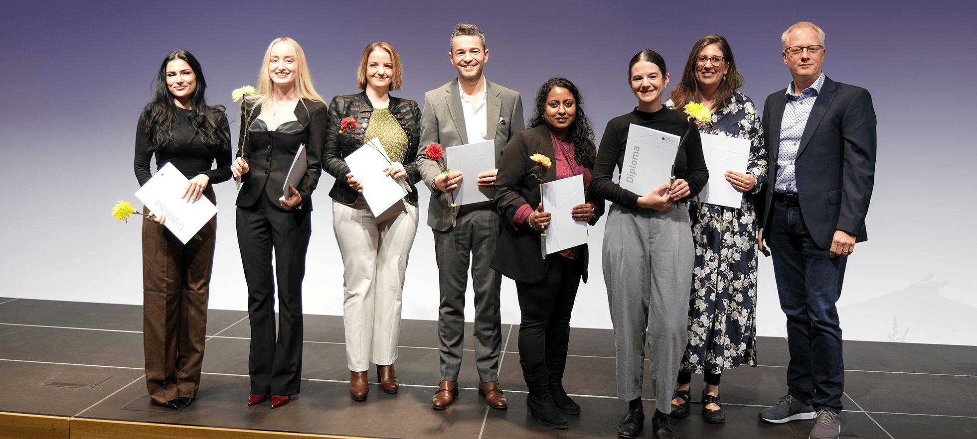 Diplomfeier Gruppenfoto