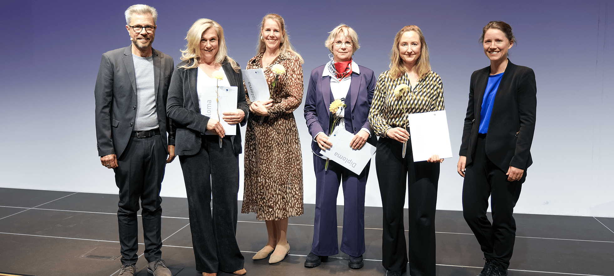 Diplomfeier Gruppenfoto