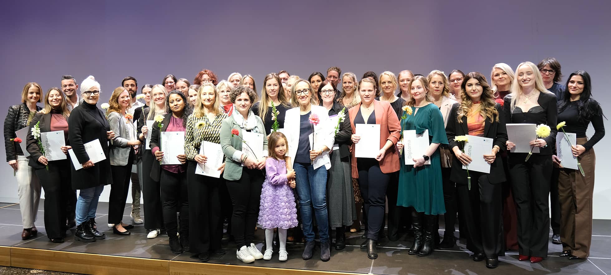 Diplomfeier Gruppenfoto