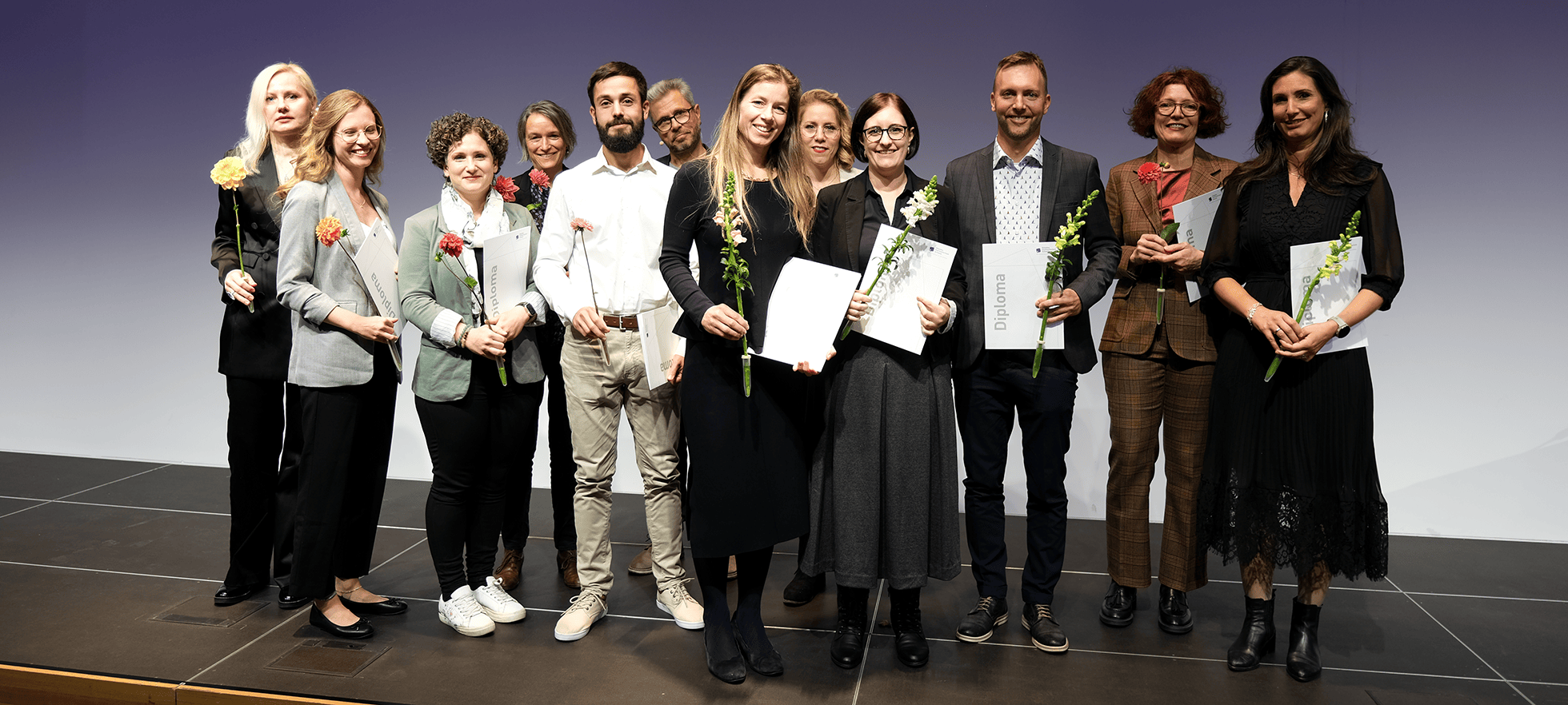 Diplomfeier Gruppenfoto