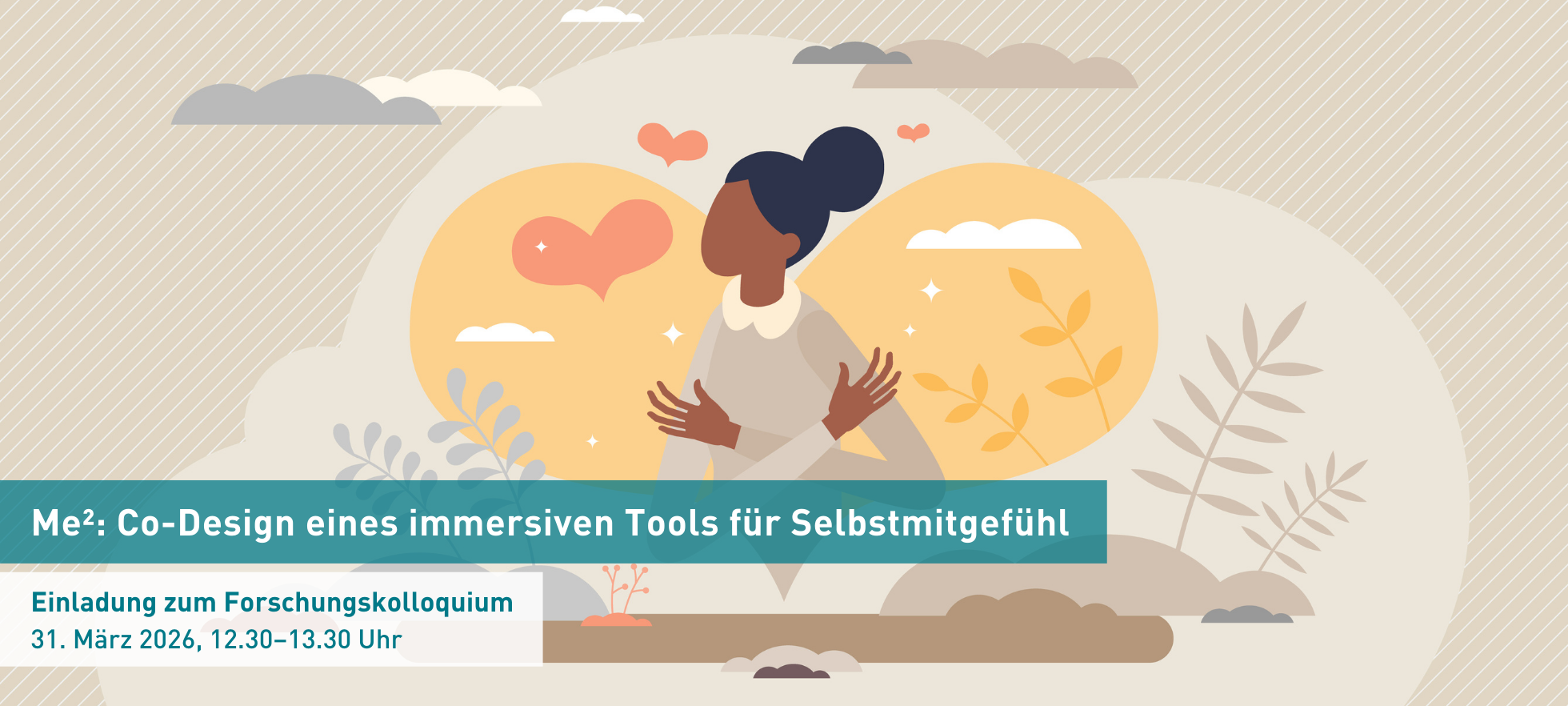 Headerbild Forschungskolloquium Selbstmitgefühl März 2026