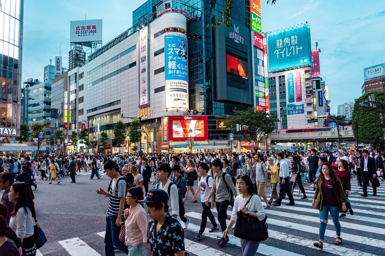 Foto von Shibuya in Tokio