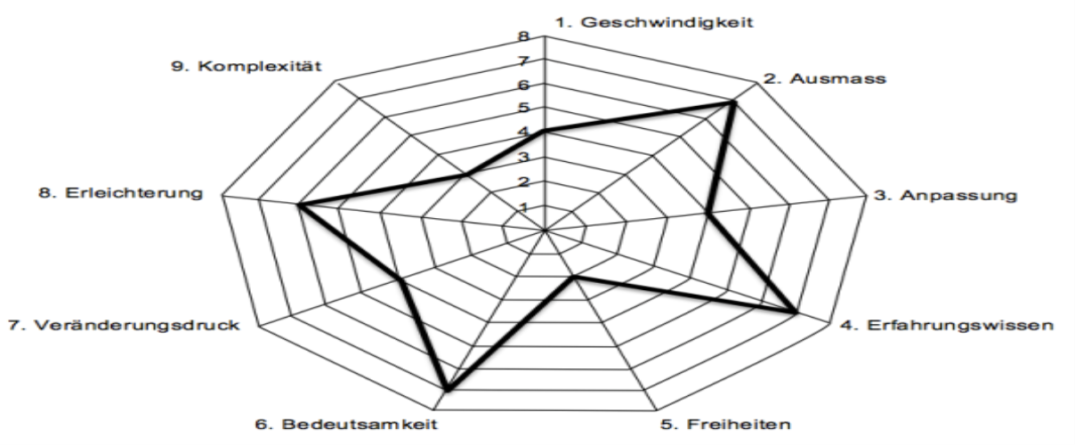 Netzprofil Übergangsfaktoren im Übergangscoaching