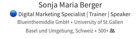 Headline Linkedin-Profil