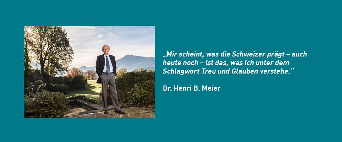 Henri Meier Zitat Leadership the Swiss Way