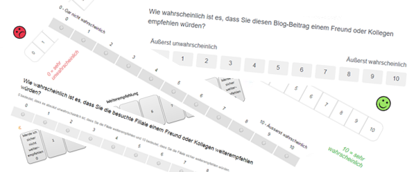 Beispiele wie Net Promoter Score verwendet wird