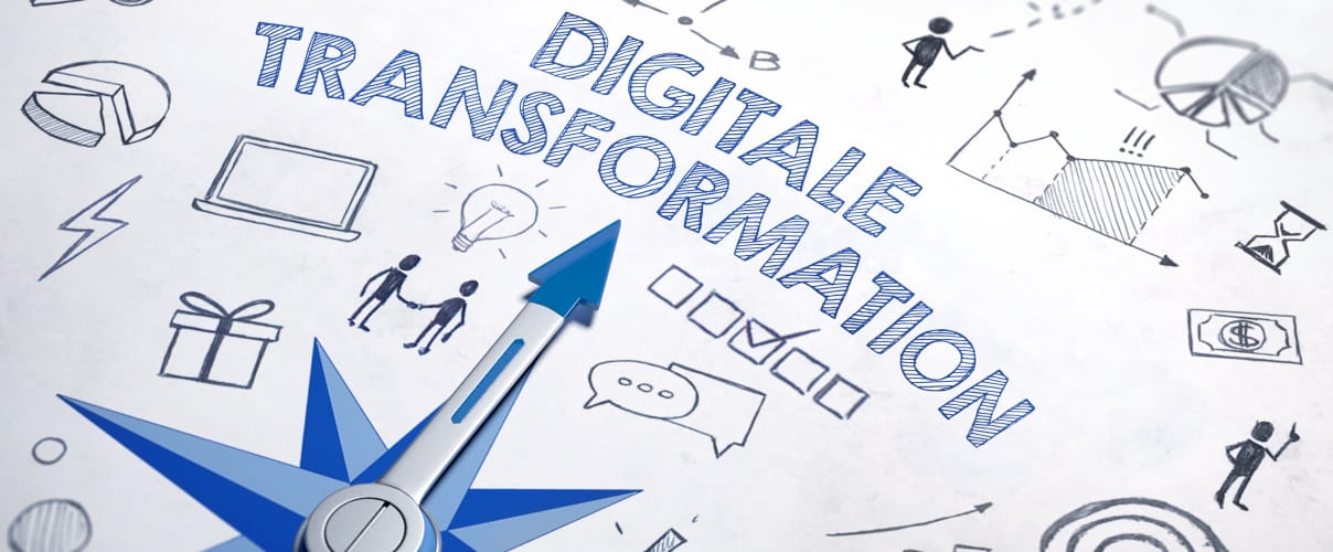 Kompassnadel Digitale Transformation Ab welchem Punkt entwickelt sich die Digitalisierung vom Wirtschaftsmotor und der Unternehmenssicherung hin zum Risiko für unsere eigene Existenz?