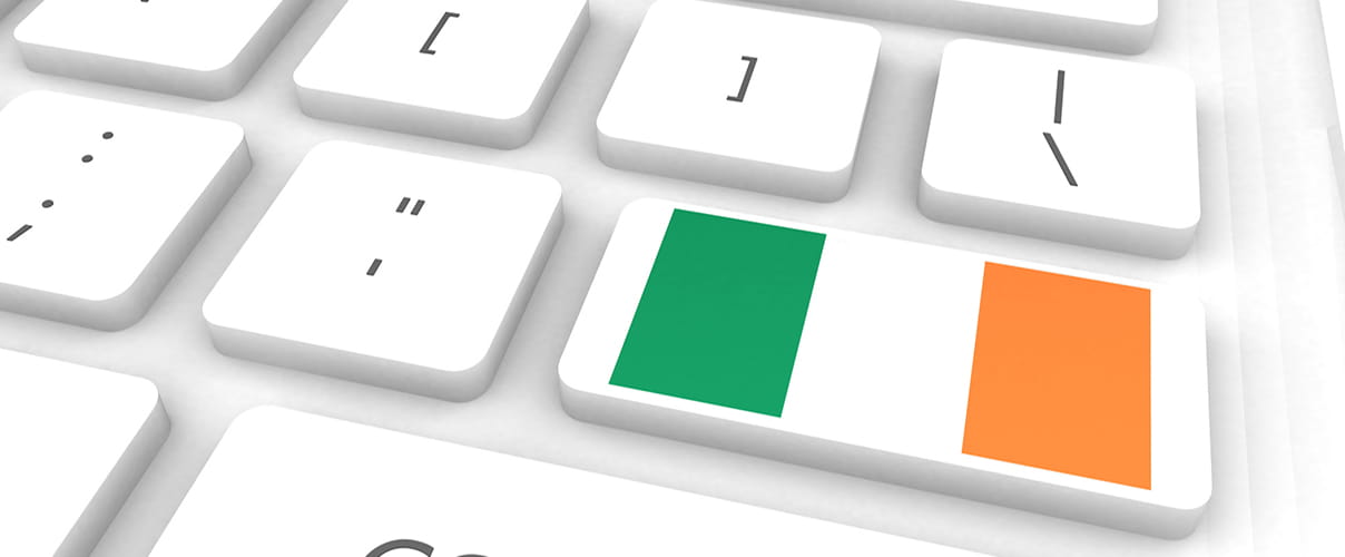 Tastatur mit Irland Fahne Tastatur mit Irland Fahne