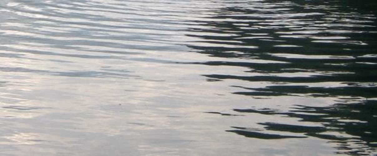 Foto von einer ruhigen Wasseroberfläche