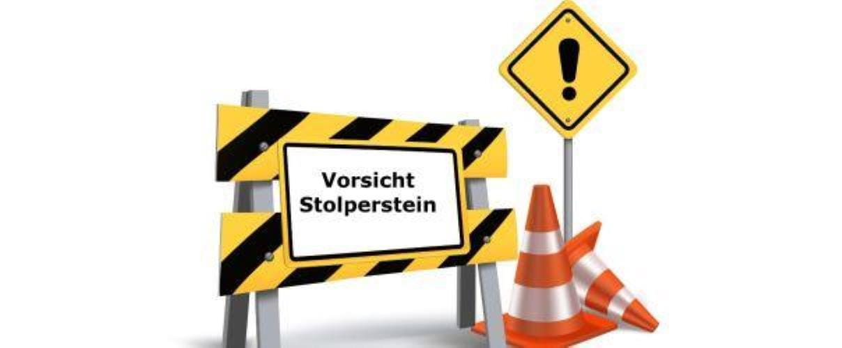 Vorsicht Stolperstein