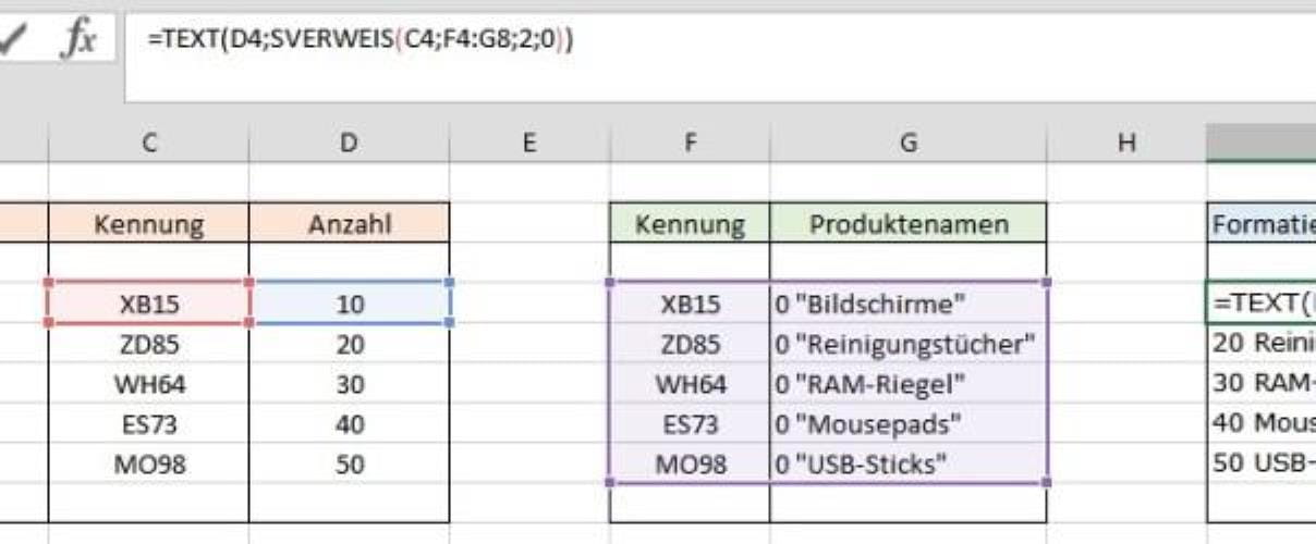 Variable Formatierung