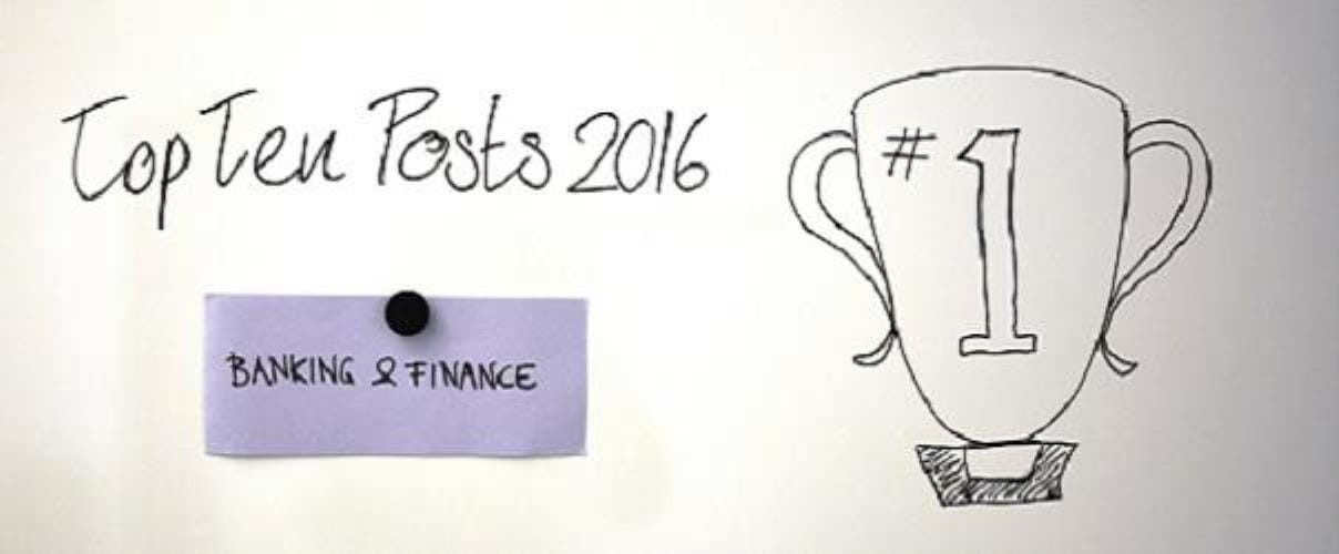Grafik TopTen Blogposts Banking und Finance 2016