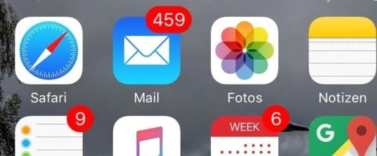 Abbildung Eingang neuer E-Mails