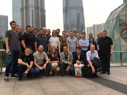 Gruppenbild Studienreise China Stadt